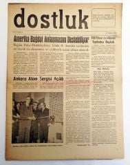 Amerikan Haberler merkezi - Dostluk gazetesi, 1956 / 6 sayı - Efemera