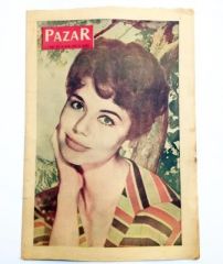 Pazar gazetesi - Senih ORKAN - Muzaffer NEBİOĞLU 18,1,1958 Altan ERBULAK ve Oğuz ARAL çizgiroman'lı - Efemera