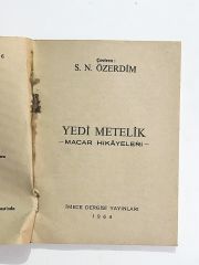 Yedi Metelik Macar Hikayeleri / S.N. ÖZERDİM - Kitap