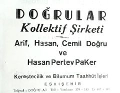 Doğrular Kollektif Şirketi Kerestecilik ESKİŞEHİR / Dergi, gazete reklamı - Efemera
