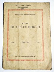 Aylık Hutbeler Dergisi 1. cilt  2. sayı 1961