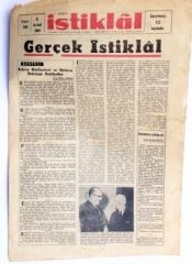 Yeni İstiklal gazetesi - 9 Eylül 1964 - Efemera