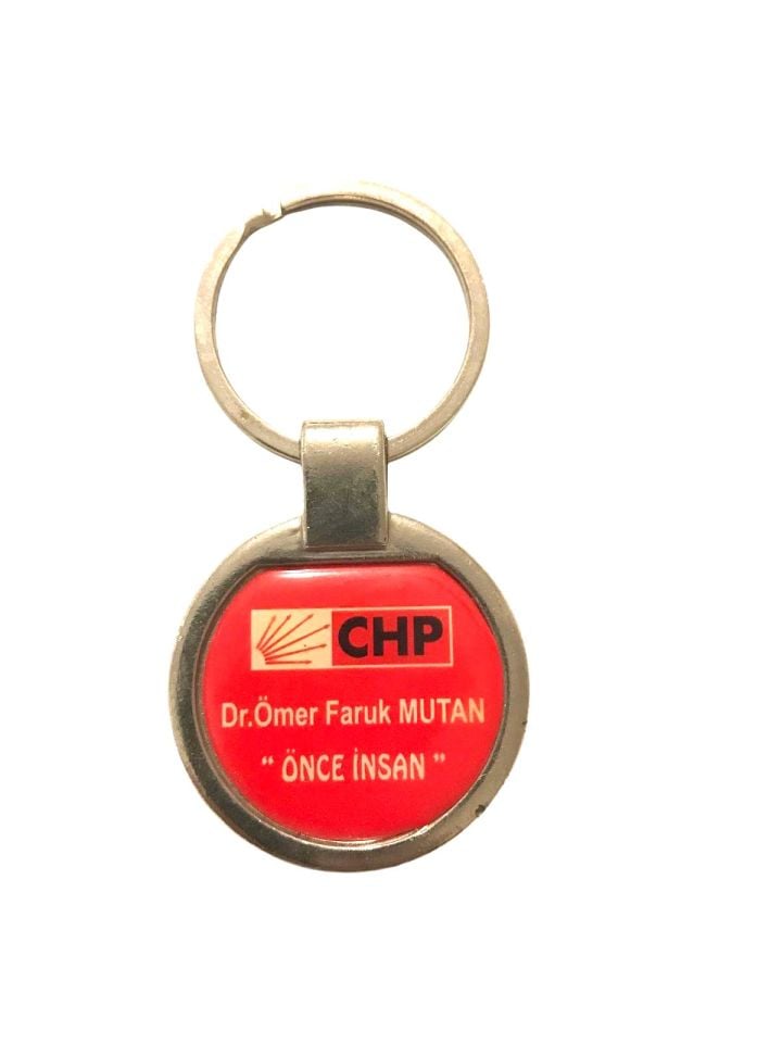 CHP Cumhuriyet Halk Partisi Ömer Faruk MUTAN - Anahtarlık
