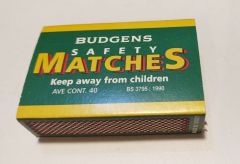 Budgens safety Matches  - Kibrit