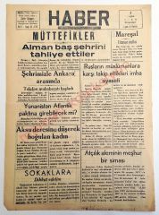 Giresun Haber gazetesi, 3 Kasım 1949 - Efemera