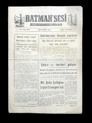 Batman Sesi Gazetesi - 1 Aralık 1967