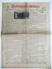 Gazi Hazretleri şehrimizde - Hakimiyeti Milliye gazetesi 6 Mart 1932 / Eski gazeteler