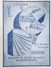 Sümerbank Demir ve Çelik Sanayi Müesseseleri / Dergi, gazete reklamı - Efemera