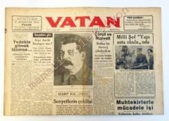 Vatan gazetesi - 17 Ağustos 1941 Veliefendi At yarışları