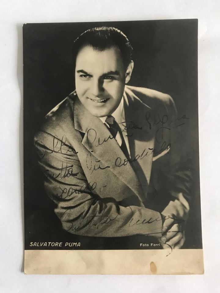 Salvatore PUMA - İmzalı fotokart