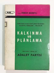 Kalkınma ve Planlama / Ferruh BOZBEYLİ - Kitap
