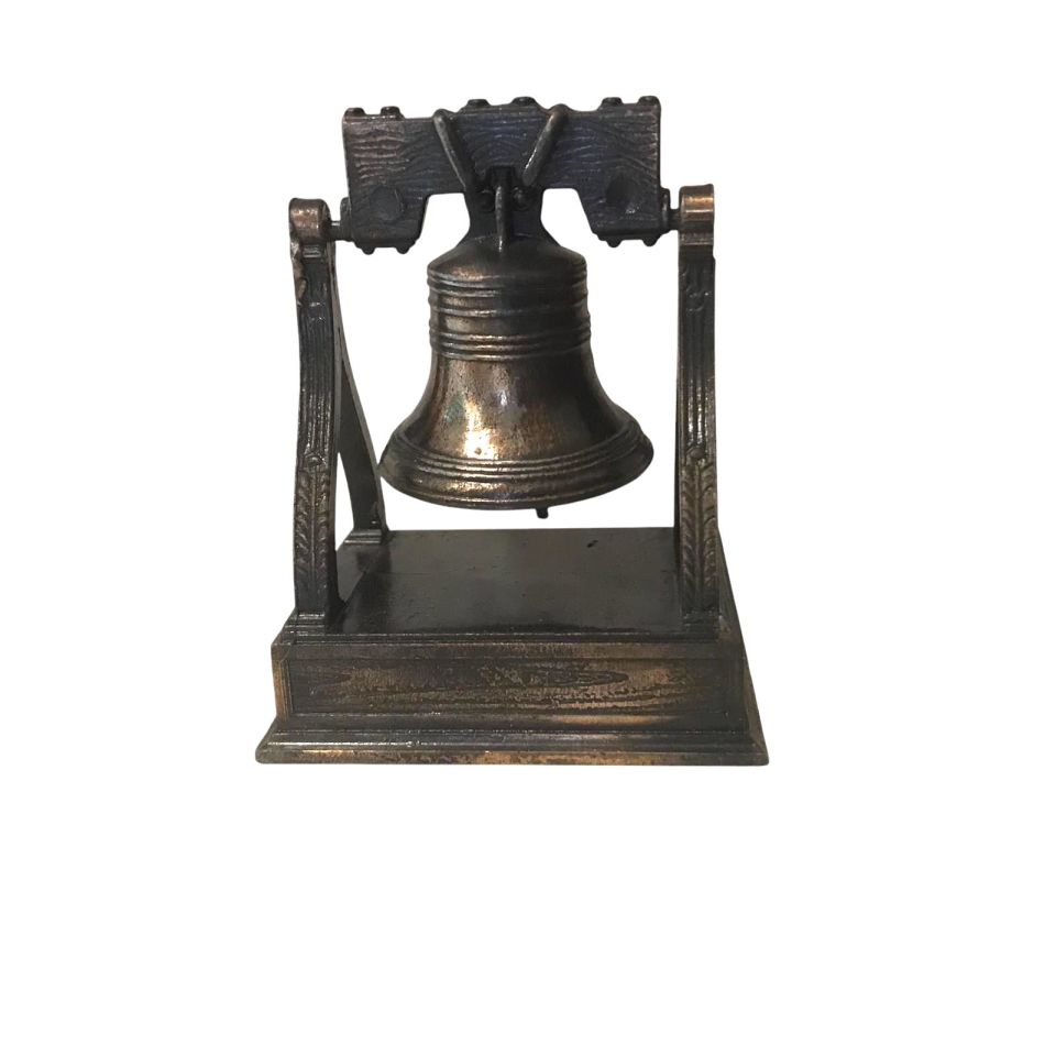 Özgürlük Çanı - Bronz görünümlü, metal kalemtıraş