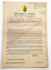 İstanbul Lisesi Okul Aile Birliği Bülteni  Şubat Mart 1986 - Efemera