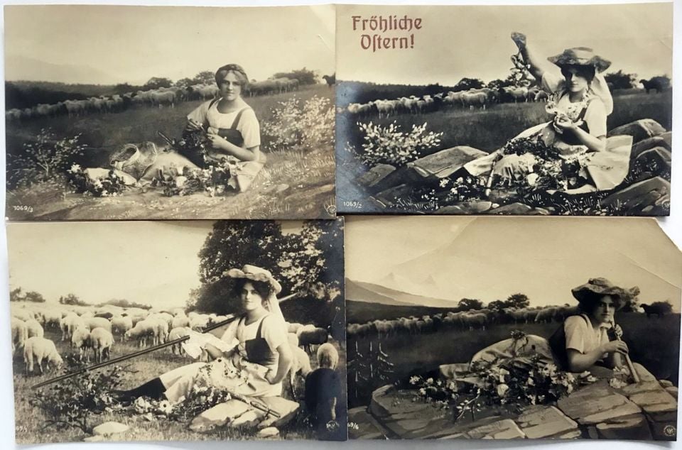 !900'lerin başı - 4 adet kartpostal