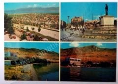 Burdur 4 parçalı  - Kartpostal 1  Emniyet basımevi