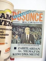 Yeni Düşünce dergisi 1982 yılı cilt:3