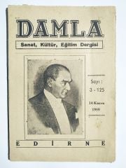 Damla Sanat Kültür Eğitim Dergisi Sayı:125 EDİRNE