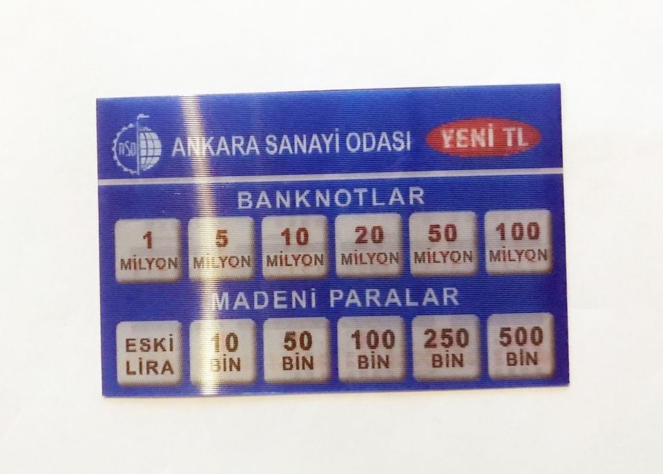 Ankara Sanayi Odası - Yeni paralarımız / 2005 yılı cep takvimi
