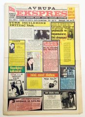 Avrupa Ekspres gazetesi, 19 Şubat 1972 / Sayı:1 - Efemera