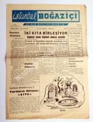 İstanbul Boğaziçi gazetesi, 1 Şubat 1960 - Sayı:3 - Efemera
