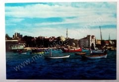 Bandırma denizden şehrin genel görünüşü - Kartpostal  İlo Color