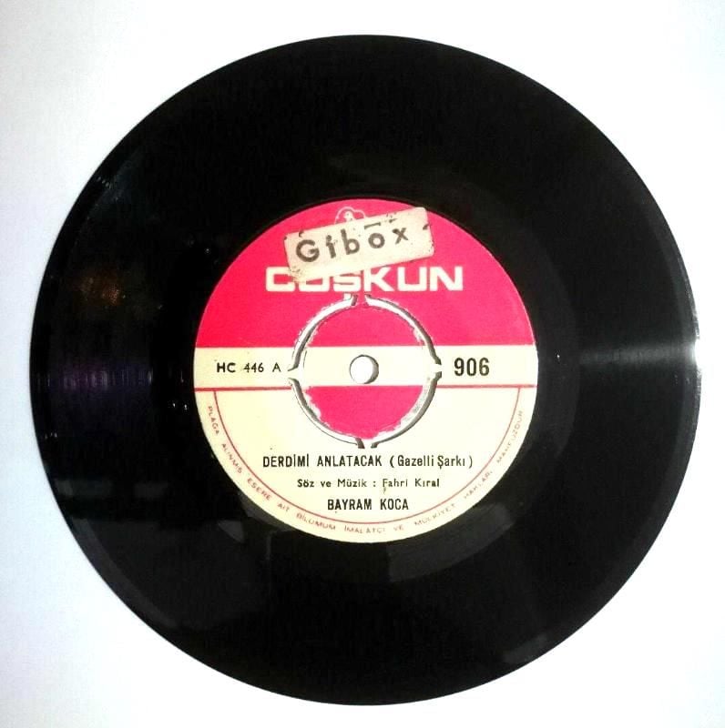 Derdimi Anlatacak (Gazelli Şarkı) - Kimsesiz Kaldım (Gazel) - Bayram KOCA / 45'lik plak
