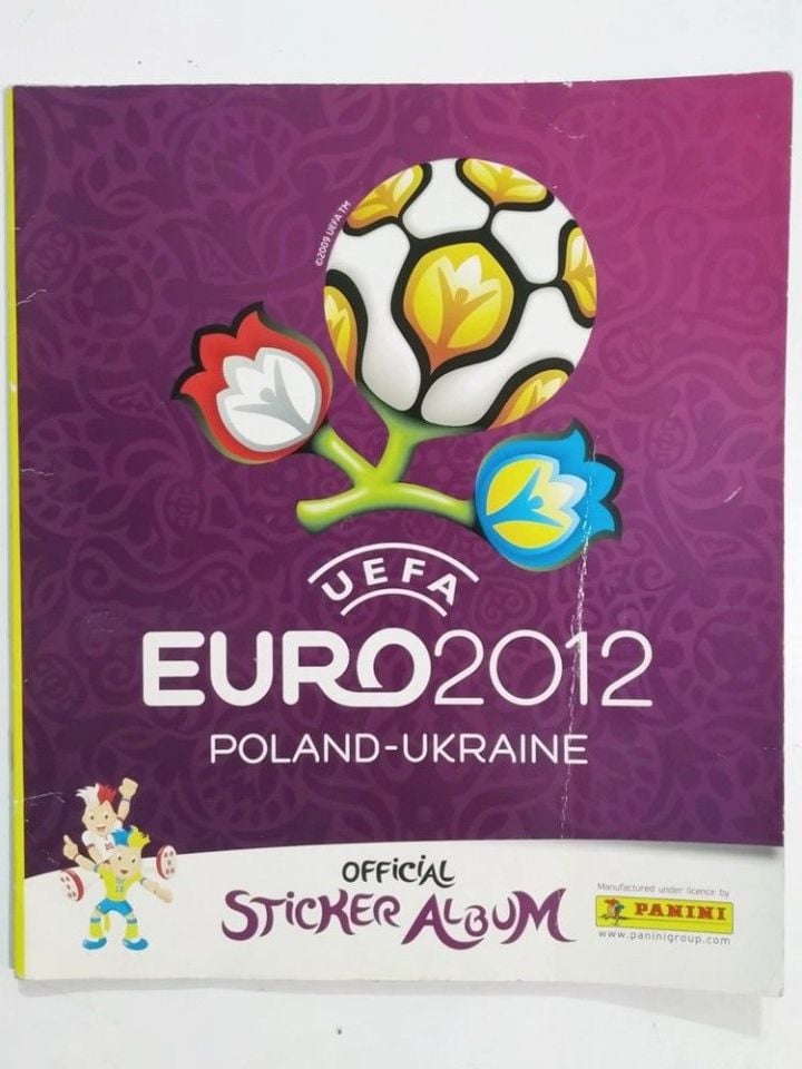 UEFA Euro 2012 Poland - Ukraine Official Sticker Albüm - Panini