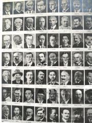Dönemin dünya liderleri - Atatürk, Hitler, Gandi vs. / Fotokart