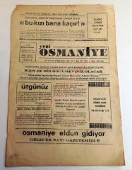 Yeni Osmaniye gazetesi, 11 Mart 1980 - Efemera