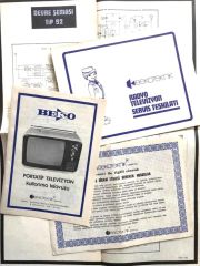 Beko Portatif Televizyon Kullanma Kılavuzu. Garanti belgesi. şeması vs.