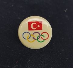 Türk Bayrağı ve Olimpiyat - Olimpiyat Rozet