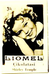 Shirley TEMPLE - Liomel Çikolatası / Şekerleme kartları