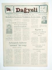 Dağyeli gazetesi 14 Ağustos 1984  / Kırıkhan HATAY - Gazete