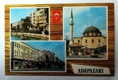 Adapazarı 3 parçalı kartpostal  Ticaret kartpostalları