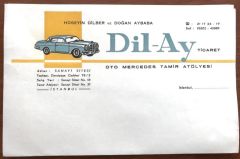 Dil - Ay Ticaret - Oto Mercedes Tamir Atölyesi / Antetli kağıt
