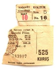 Kadıköy sineması / Bilet ve numara - Sinema bileti / Efemera