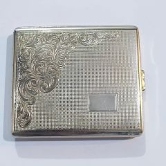 Motifli, metal sigara tabakası