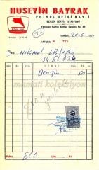 Hüseyin BAYRAK Petrol Ofisi Bayii - Fatura - Efemera