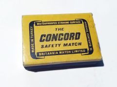 The Concord safety match kibrit  Britannia match limited