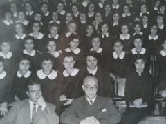 Sıddık Sami ONAR ve talebeler - Fotoğraf