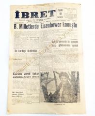 İbret gazetesi - 15Ağustos 1958 - Efemera