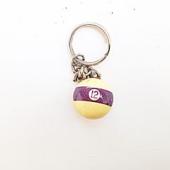 12 Numara / Bilardo topu - Anahtarlık
