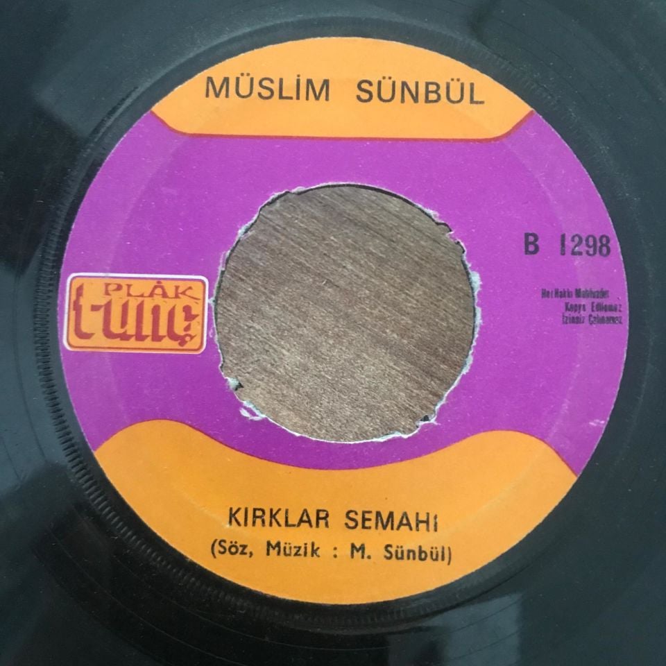 Kırklar semahı - Elmanın üstüne nar mı soyulur - Müslim SÜMBÜL / 45'lik plak