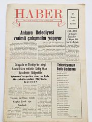 Samsun Haber gazetesi, 23 Haziran 1975 - Efemera