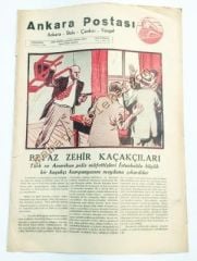 Ankara Postası gazetesi - 16 Haziran 1948  Ankara, Bolu, Çankırı, Yozgat, Zonguldak - Efemera