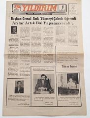 Bursa İnegöl Yıldırım gazetesi, 5 Mayıs 1989 - Efemera