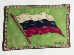 Russia - Rusya / 1910'lar Tütün promosyonu, 14x21 kumaş bayrak