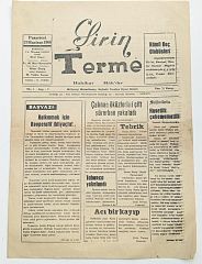 Şirin Terme gazetesi, 13 Haziran 1966 - Efemera