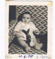 Oyuncak ve çocuk - 1958 tarihli fotoğraf
