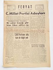 İZMİR Feryat gazetesi, 8 Ekim 1957 - Efemera
